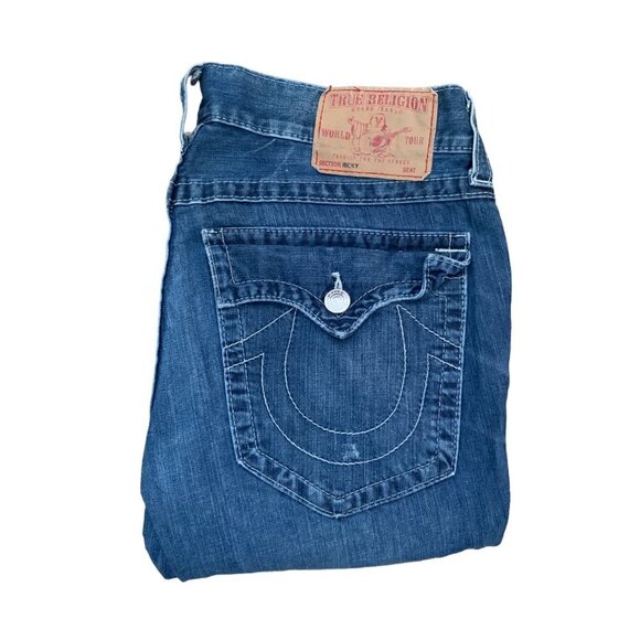 Vintage True Religion Jeans Size 34 RICKY - Picture 3 of 6